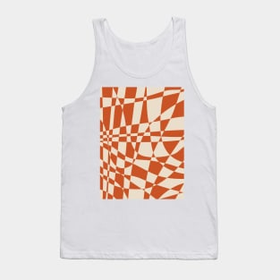 Check Glass Glitch | Tuscany Tank Top